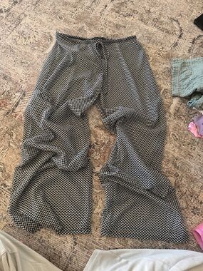 Bathing suit cover up wide leg